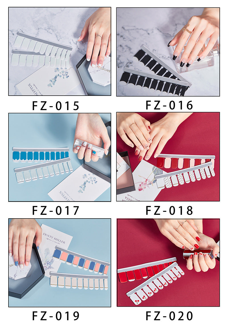 Nordic Fashion Nail Stickers Manicure Full Sticker Finger Sticker Nail Sticker Recruitment