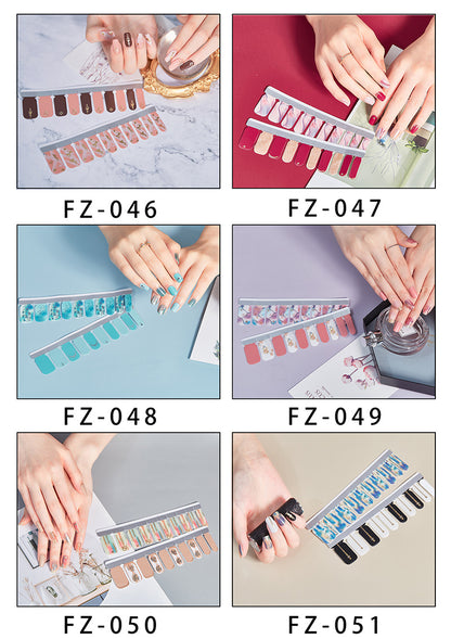 Nordic Fashion Nail Stickers Manicure Full Sticker Finger Sticker Nail Sticker Recruitment