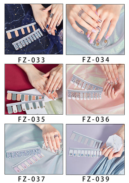 Nordic Fashion Nail Stickers Manicure Full Sticker Finger Sticker Nail Sticker Recruitment