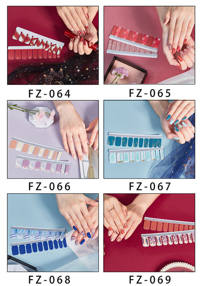 Nordic Fashion Nail Stickers Manicure Full Sticker Finger Sticker Nail Sticker Recruitment