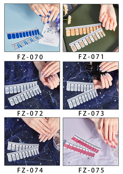 Nordic Fashion Nail Stickers Manicure Full Sticker Finger Sticker Nail Sticker Recruitment