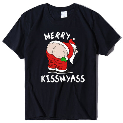 Christmas Women T-Shirt Funny Santa Unisex