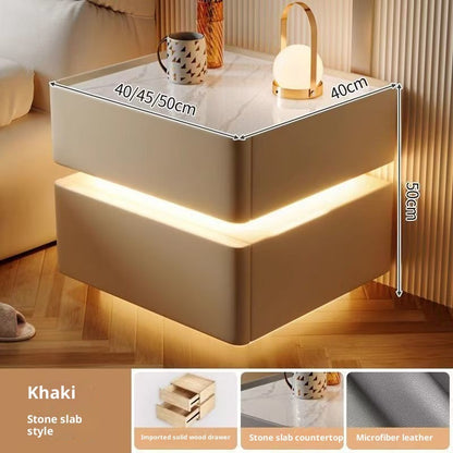 Light Luxury Multi-function Wireless Charging Bluetooth Smart Bed Cabinet Smart