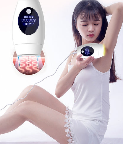 Pulse laser hair removal instrument