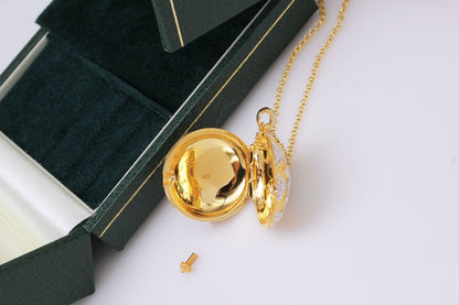 Luxury Custom 925 Silver Plated Photo Clip Necklace