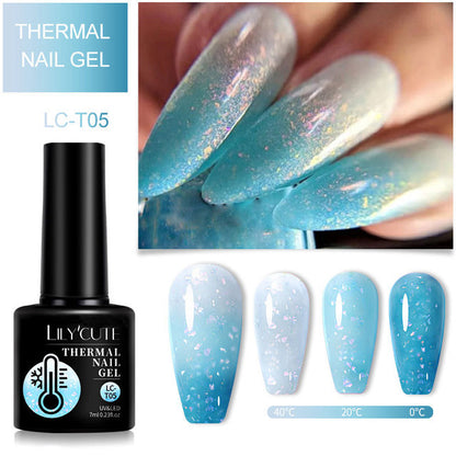 Color Changing Thermal Gel Nail Polish Winter