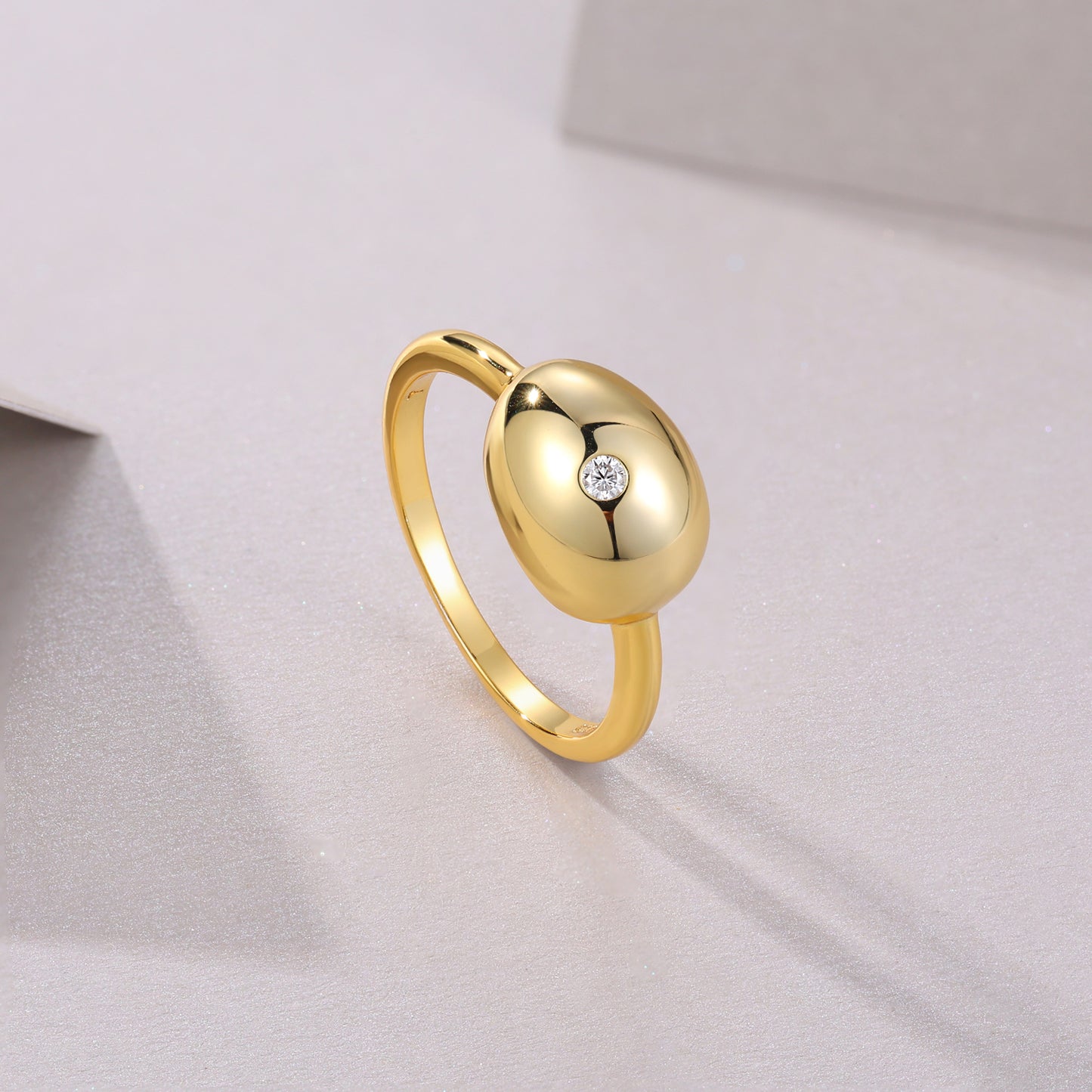 Moss - A Luxurious And Fashionable Light Luxury Jewelry Silver Ring Set With Top-quality Moissanite, S925 Silver Plated With Platinum