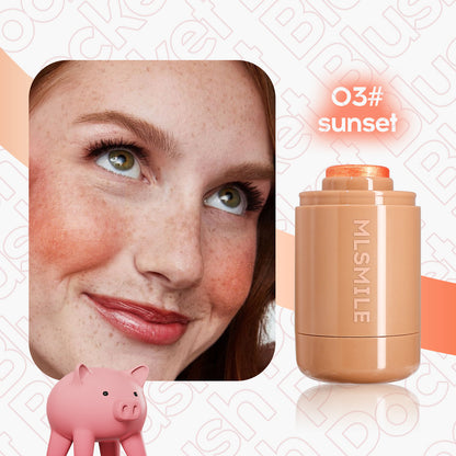 Blush Stick 6-color Highlight Brightening Portable