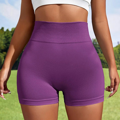 Short de yoga sans couture pour extérieur, levage des hanches, fitness