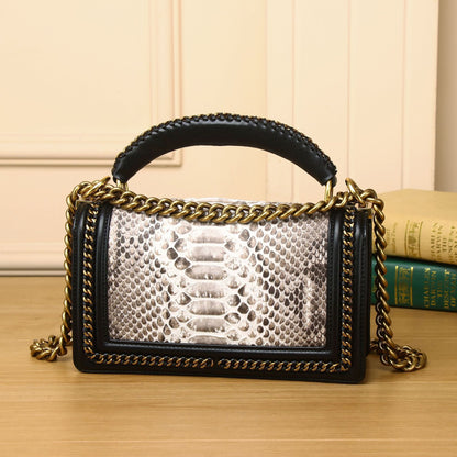 Fashion Hand-held Chain One-shoulder Diagonal High-end Small Square Bag