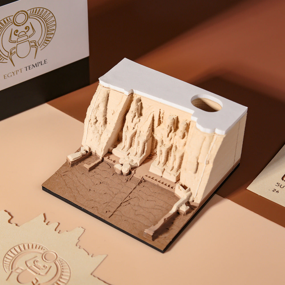 Calendar Ancient Egyptian Temple Cultural And Creative Ornaments