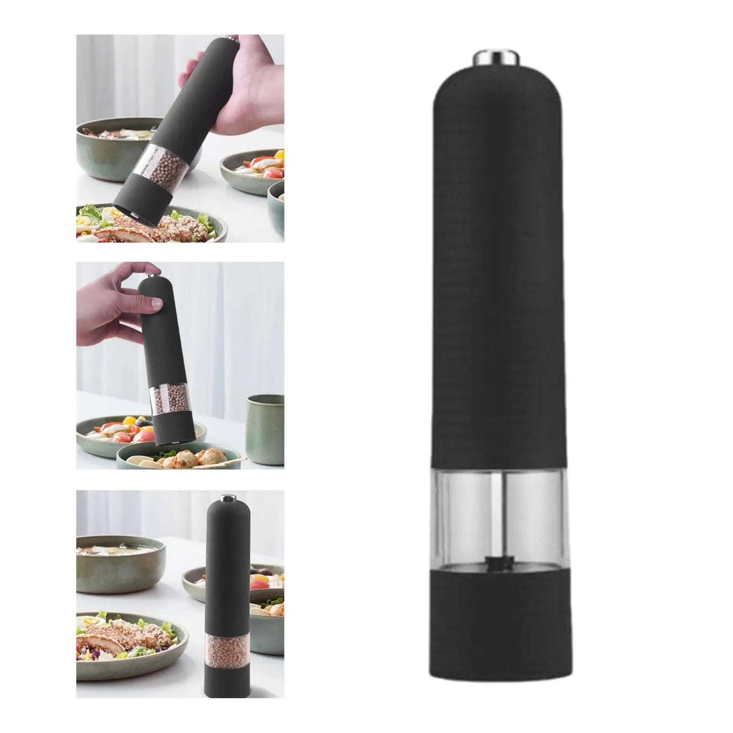 German Myle Mai Ruisi Electric Black Pepper Grinder Sea Salt Automatic Grinding Bottle Home Kitchen Seasoning