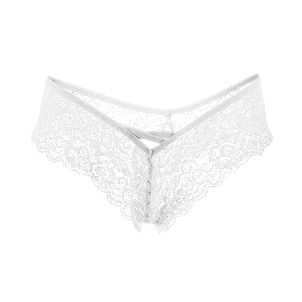 Lace cross lace underwear