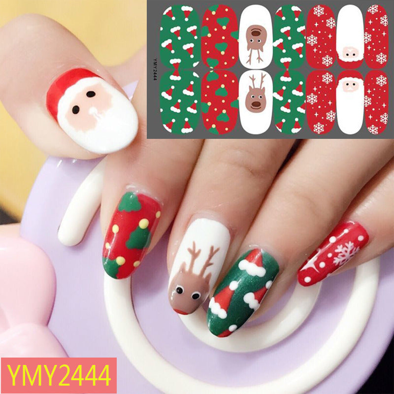 Manicure Christmas Ultra-thin Strap Adhesive Nail Sticker