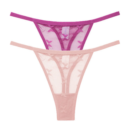 Mesh G-String Women's Panties Transparent Underwear