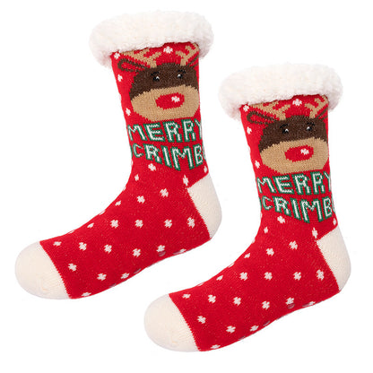 Household Fashionable Winter Christmas Floor Socks