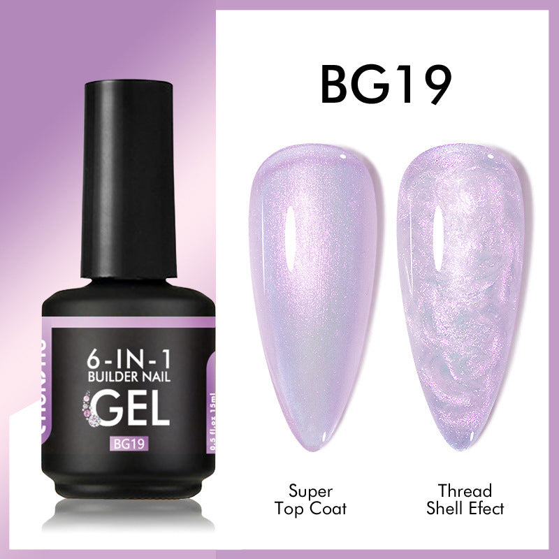 6 IN 1 Extension Gel 15ML Builder Nail Gel In A