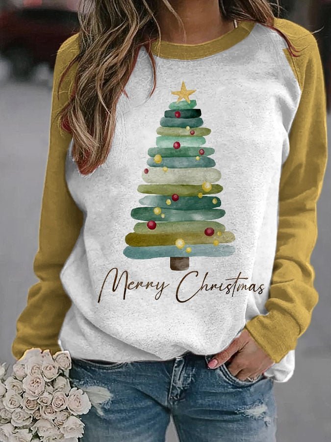 Christmas Tree 3D Digital Printing Women's Sweater