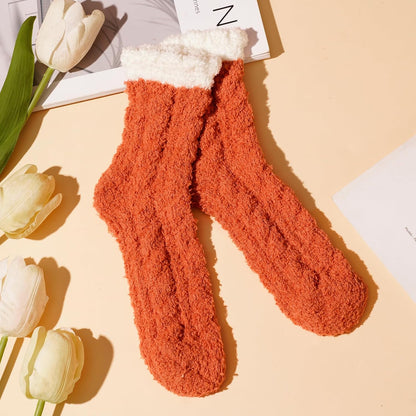 Valentines Day Gifts Basket for Her Wife,Orange Birthday Gifts for Mom Women Her Girlfriend Coworker W/Fall Cozy Socks&Blanket,Autumn Self Care Package Bath Set,Birthday,Valentines Gifts Box for Women