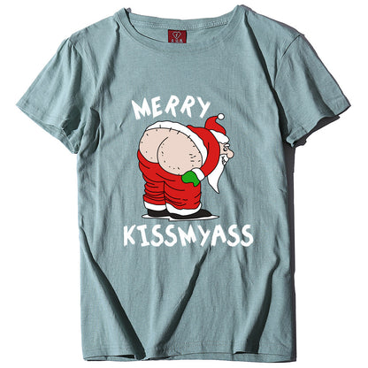 Christmas Women T-Shirt Funny Santa Unisex