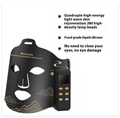 New Infrared Phototherapy Beauty Apparatus Face Led Color Light Skin Rejuvenation Beauty Mask