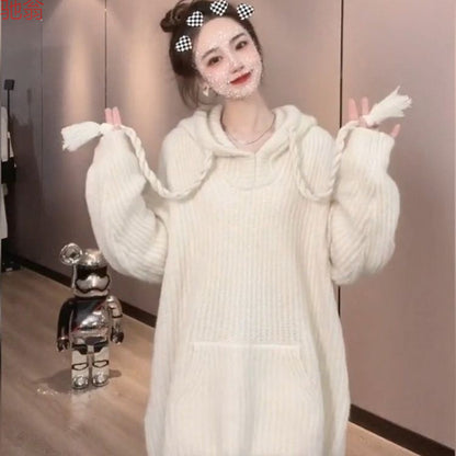 Gentle Soft Nuo Sweater Korean Style Loose And Lazy Style Sweater