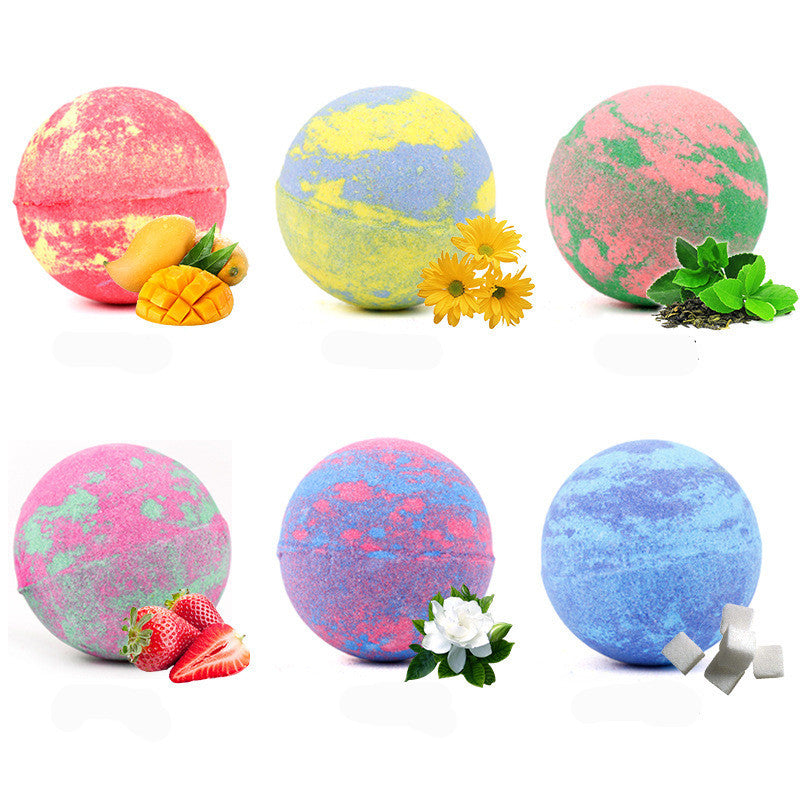 Aromatherapy Essential Oil Bubble Bath Ball Explosive Bath Salt Ball Set