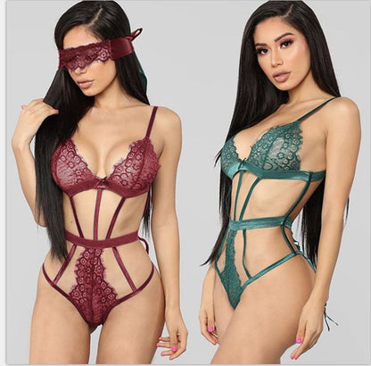 Two-Piece Sexy Lingerie Sexy Lace Eye Mask