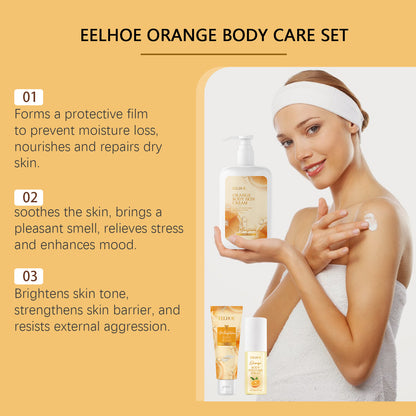 Fragrant Citrus Body Skin Care Set Gentle Moisturizing And Hydrating