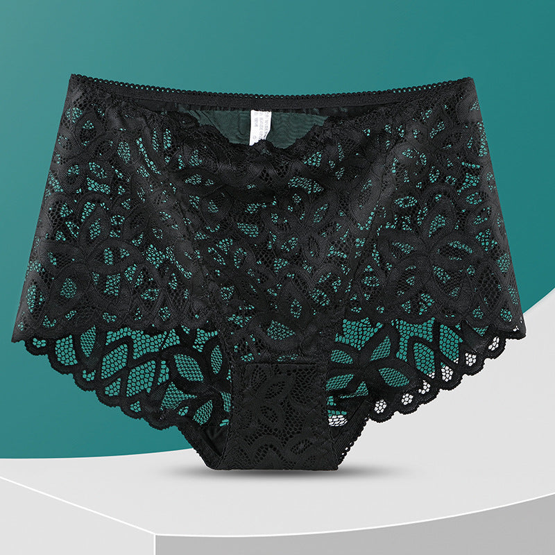 Fashion Women's High-waisted Panties Hollow Out