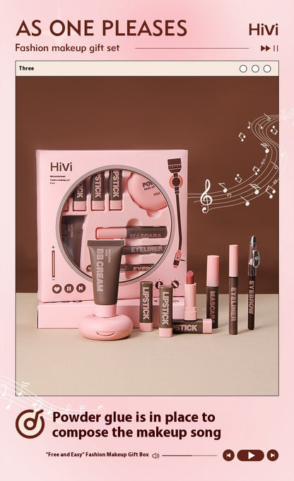 Glue Record Limited Lipstick Powder Beauty Gift Set