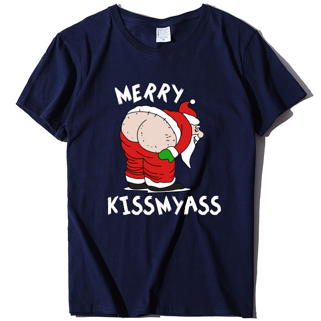 Christmas Women T-Shirt Funny Santa Unisex