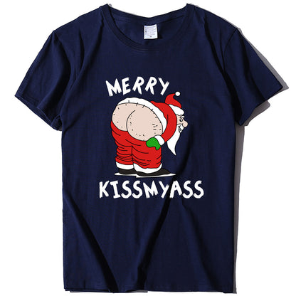 Christmas Women T-Shirt Funny Santa Unisex