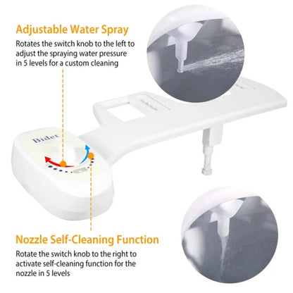 Bidet  Water Spray No Electric Mechanical Bidet Toilet Seat Attachment
