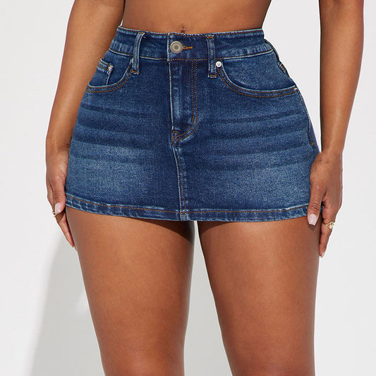 AliExpress Amazon New Stretch Denim Skirt