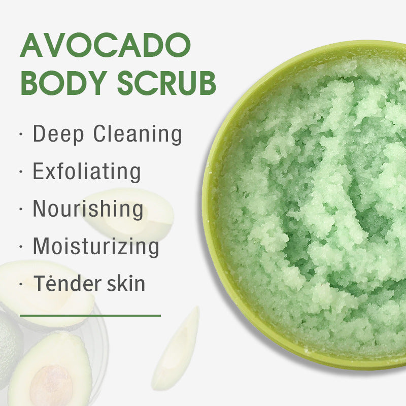 Avocado Facial Scrub Sea Salt Exfoliating