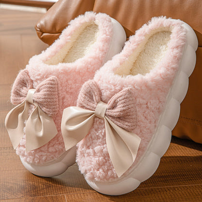 Autumn And Winter Thick Bottom Indoor Comfortable Lightweight Plush Slippers