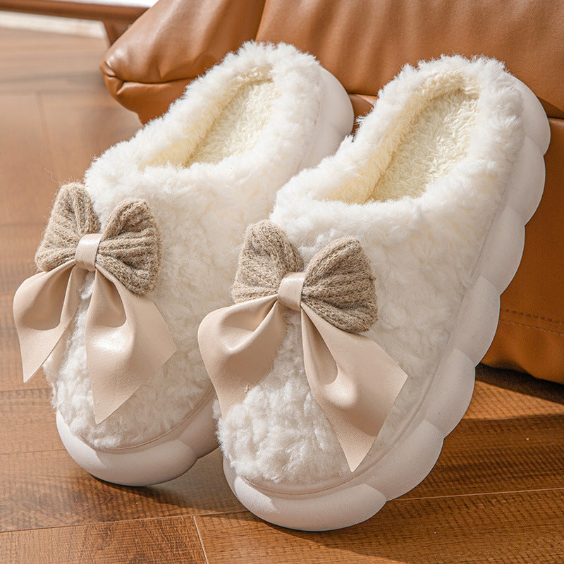 Autumn And Winter Thick Bottom Indoor Comfortable Lightweight Plush Slippers