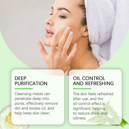 Green Tea Oil Control Cleaning Mask Balance Grease