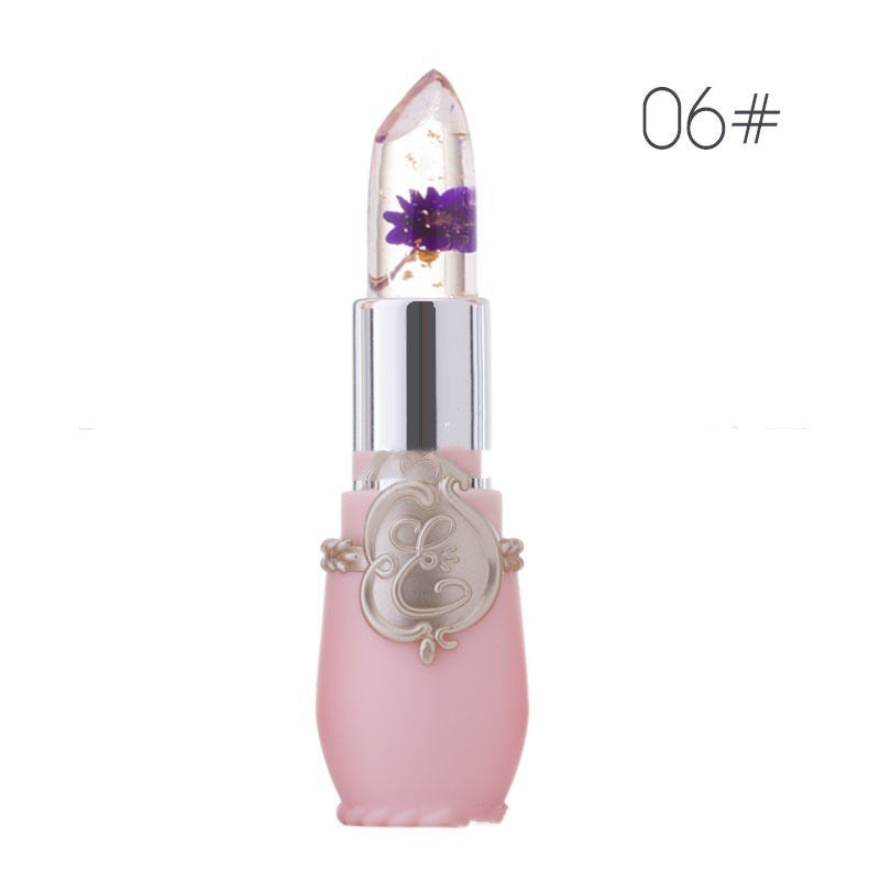 Women's Color Changing Dried Flower Jelly Lip Balm