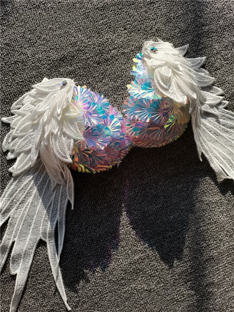 Handmade Sequined Mermaid Scale Bikini Lingerie (Luxury)