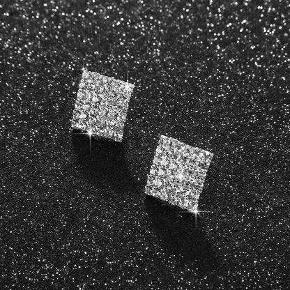 Luxury shiny rhinestone necklace set