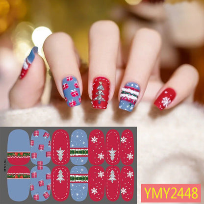 Manicure Christmas Ultra-thin Strap Adhesive Nail Sticker