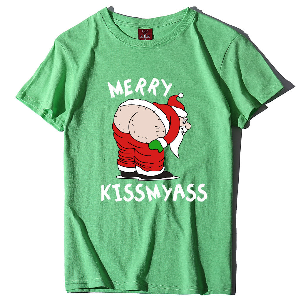 Christmas Women T-Shirt Funny Santa Unisex