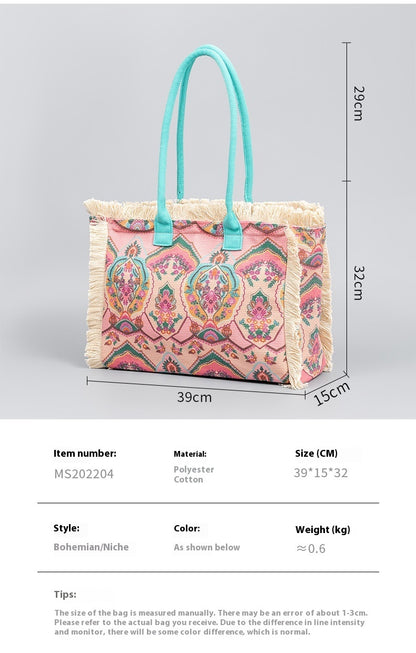 Women's Summer Bohemian Retro Shoulder Bag