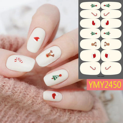 Manicure Christmas Ultra-thin Strap Adhesive Nail Sticker