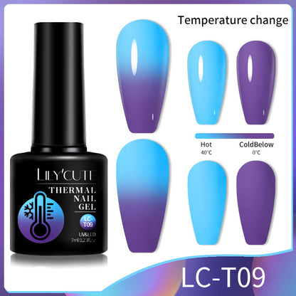 Color Changing Thermal Gel Nail Polish Winter