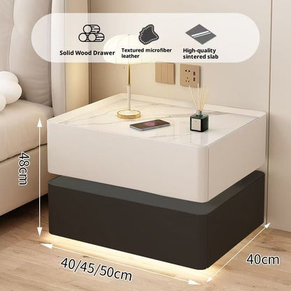 Light Luxury Multi-function Wireless Charging Bluetooth Smart Bed Cabinet Smart