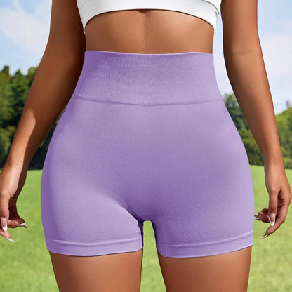 Short de yoga sans couture pour extérieur, levage des hanches, fitness