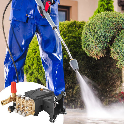 VEVOR Pressure Washer Pump, Shaft Horizontal Triplex Plunger, 4400 PSI, 4 GPM Flow, Replacement Power Washer Parts Washer Pump, Compatible WithMorFlex Models 40224, 40225, 40226